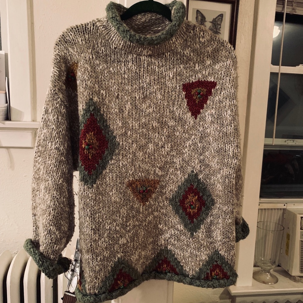 Long Sleeve Vintage Sweater